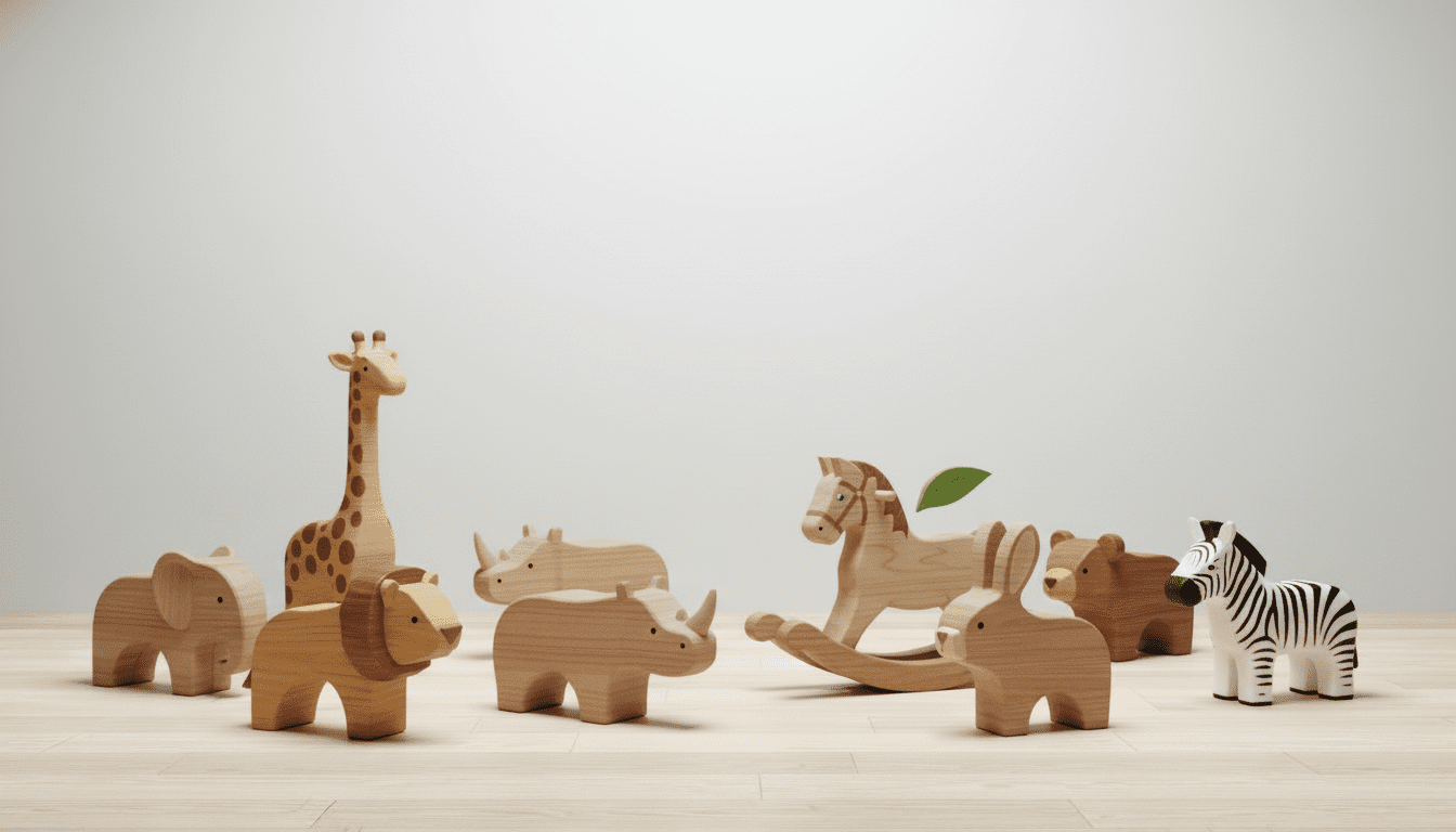 Ahşap Hayvan Figürleri